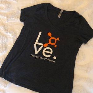 Orangetheory OTF Love Tee (t-shirt) XL BLUE